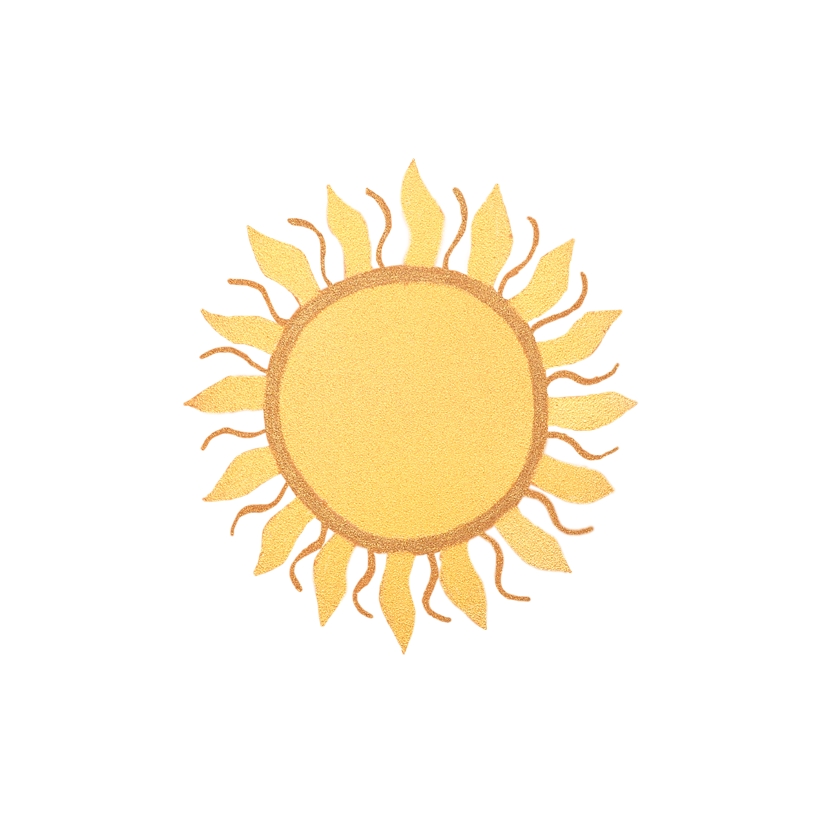 Urnen-Emblem Motiv M30, gemalt gold
