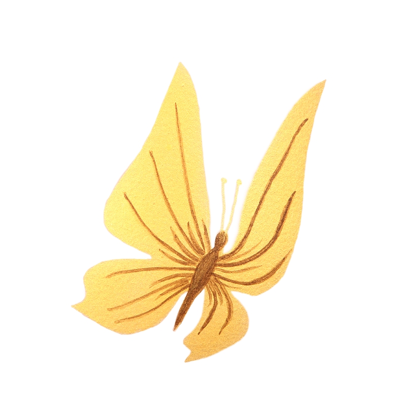 Urnen-Emblem Motiv M31, gemalt gold