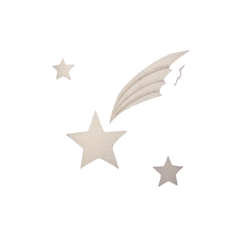 Urnen-Emblem Motiv M32, gemalt silber