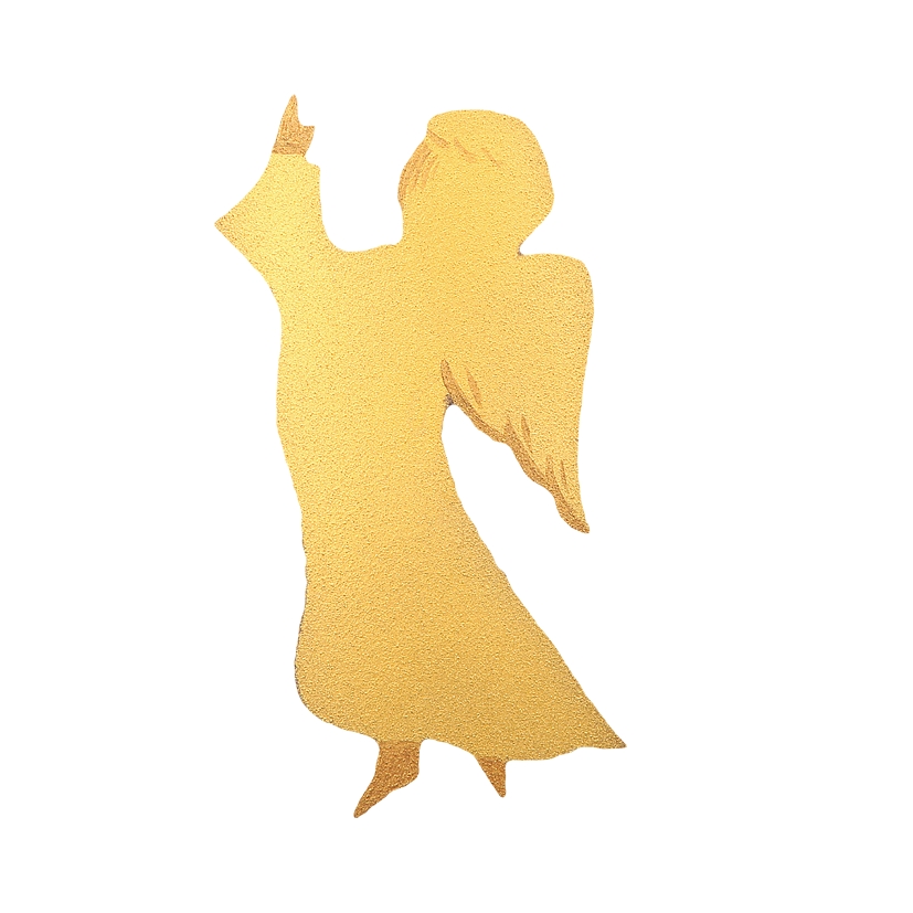 Urnen-Emblem Motiv M33, gemalt gold