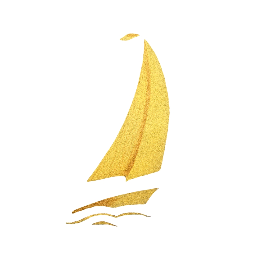 Urnen-Emblem Motiv M34, gemalt gold