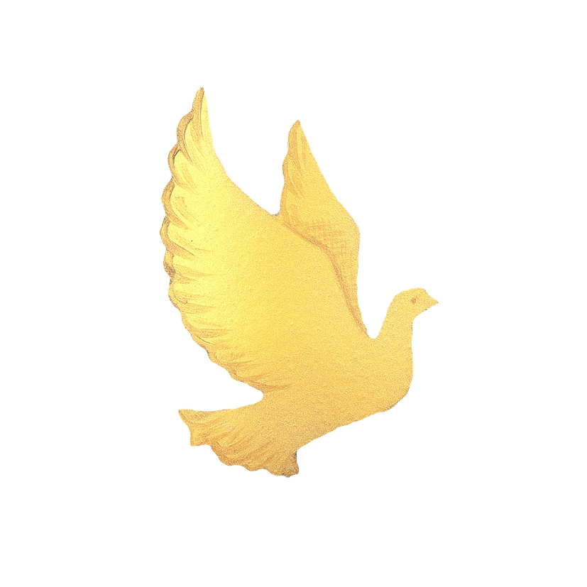 Urnen-Emblem Motiv M37, gemalt gold