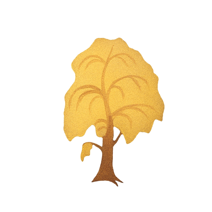 Urnen-Emblem Motiv M38, gemalt gold