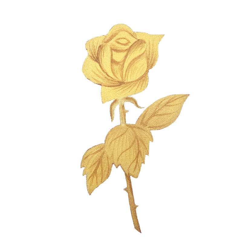 Urnen-Emblem Motiv M39, gemalt gold
