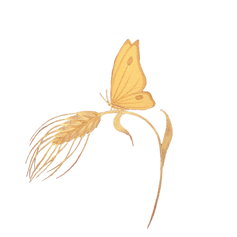 Urnen-Emblem Motiv M51, gemalt gold
