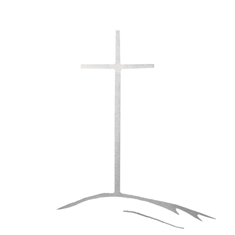 Urnen-Emblem Motiv M54, gemalt silber