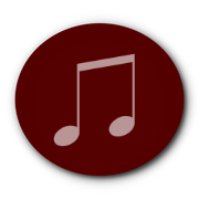Rotes Musik-Icon für die Musikauswahl im Kunden-Center von Löer Bestattungen